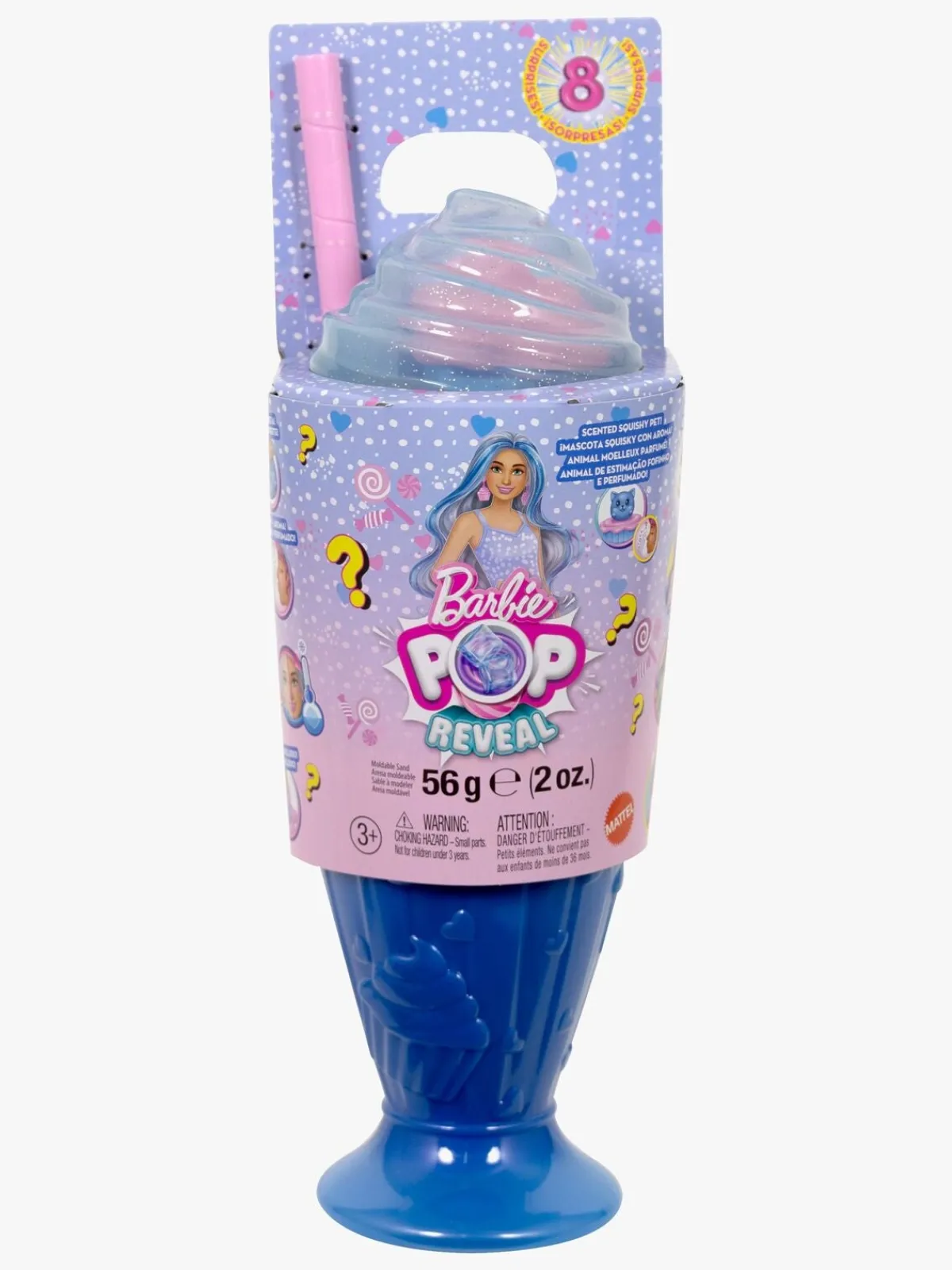 Barbie Dukker & Bamser-Pop Reveal Dukke Treats Series, Blå