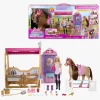 Barbie Dukker & Bamser-Ultimate Stald med Dukke & Hest