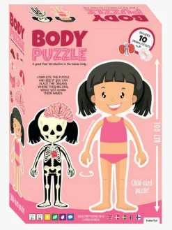 Spil & Puslespil|Lærerig Leg|BarboToys Barbo Toys Body Puslespil Pige 36 Brikker Lyserød