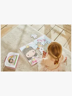 BarboToys Spil & Puslespil-Barbo Toys Lillie & Ellie Kuffert med Gulvpuslespil 24 Brikker