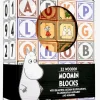 Trælegetøj|Mumin Barbo Toys Mumitroldene Træklodser 32 Stk.