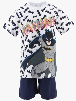 Nattøj|Batman Pyjamas, Hvid Hvid/Flerfarvet