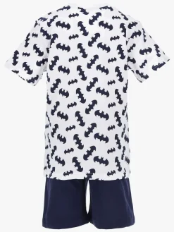 Nattøj|Batman Pyjamas, Hvid Hvid/Flerfarvet