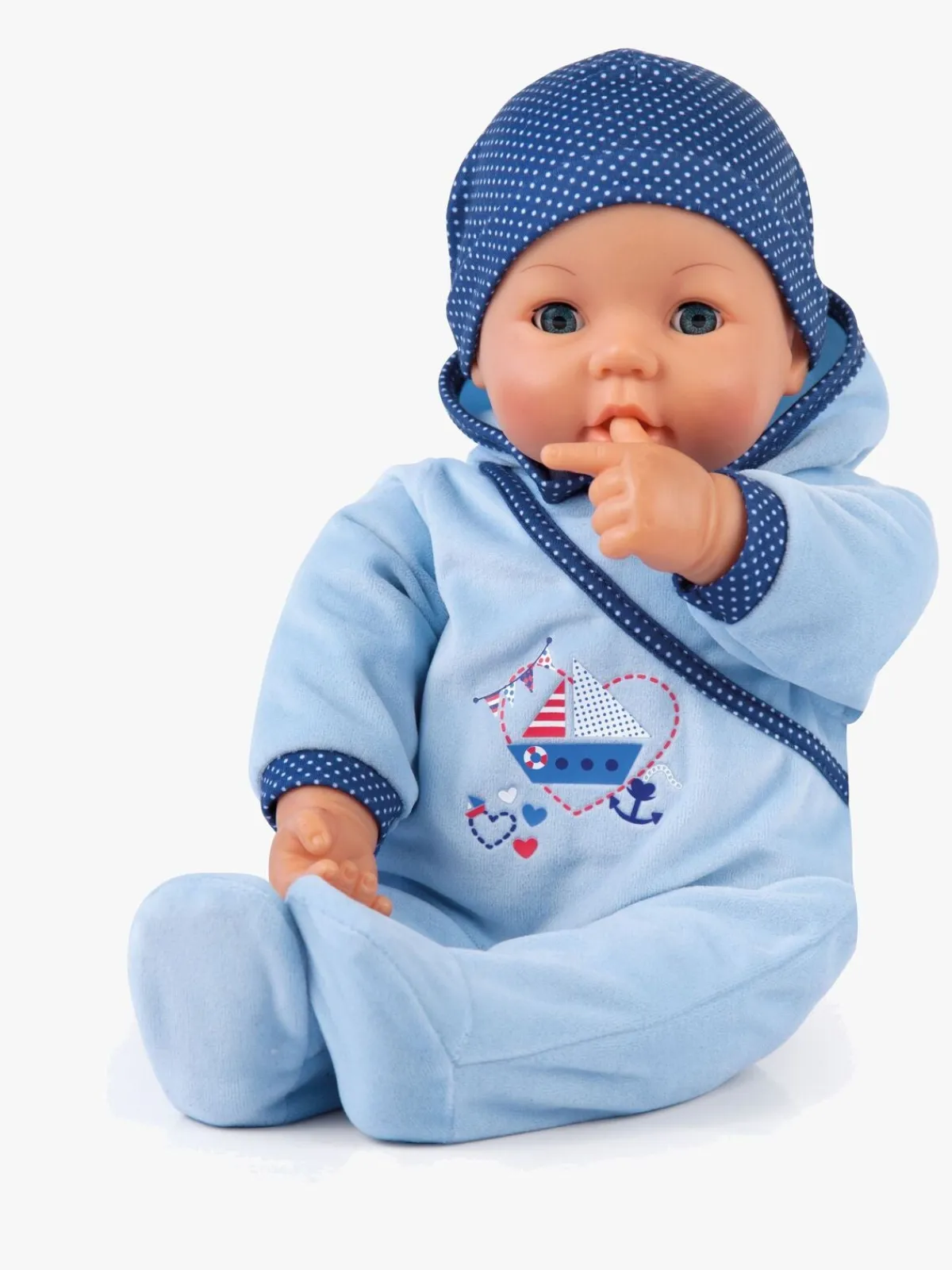 BayerDesign Dukker & Bamser-Bayer Design Hello Baby Boy Interaktiv Dukke