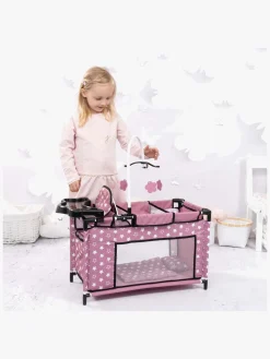 Dukker & Bamser|BayerDesign Bayer Design Multi Dukkeseng, Pink Lyserød