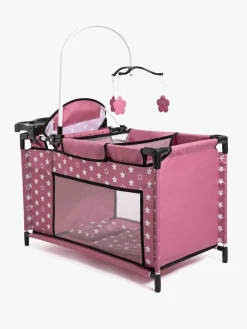 Dukker & Bamser|BayerDesign Bayer Design Multi Dukkeseng, Pink Lyserød