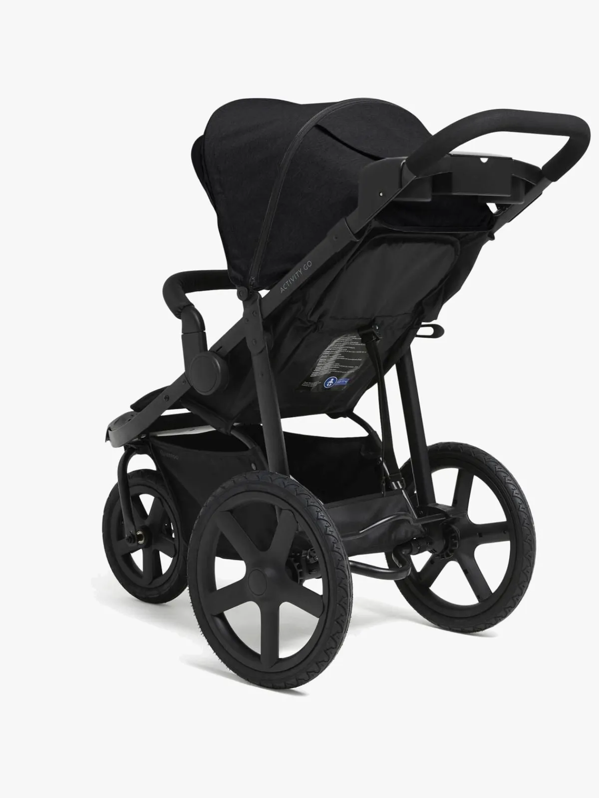 Beemoo Activity Go Aktivitetsklapvogn, Black