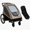 Aktivitetsvogne|Beemoo Activity Sport Cykelanhænger inkl. Newborn Set, Beige