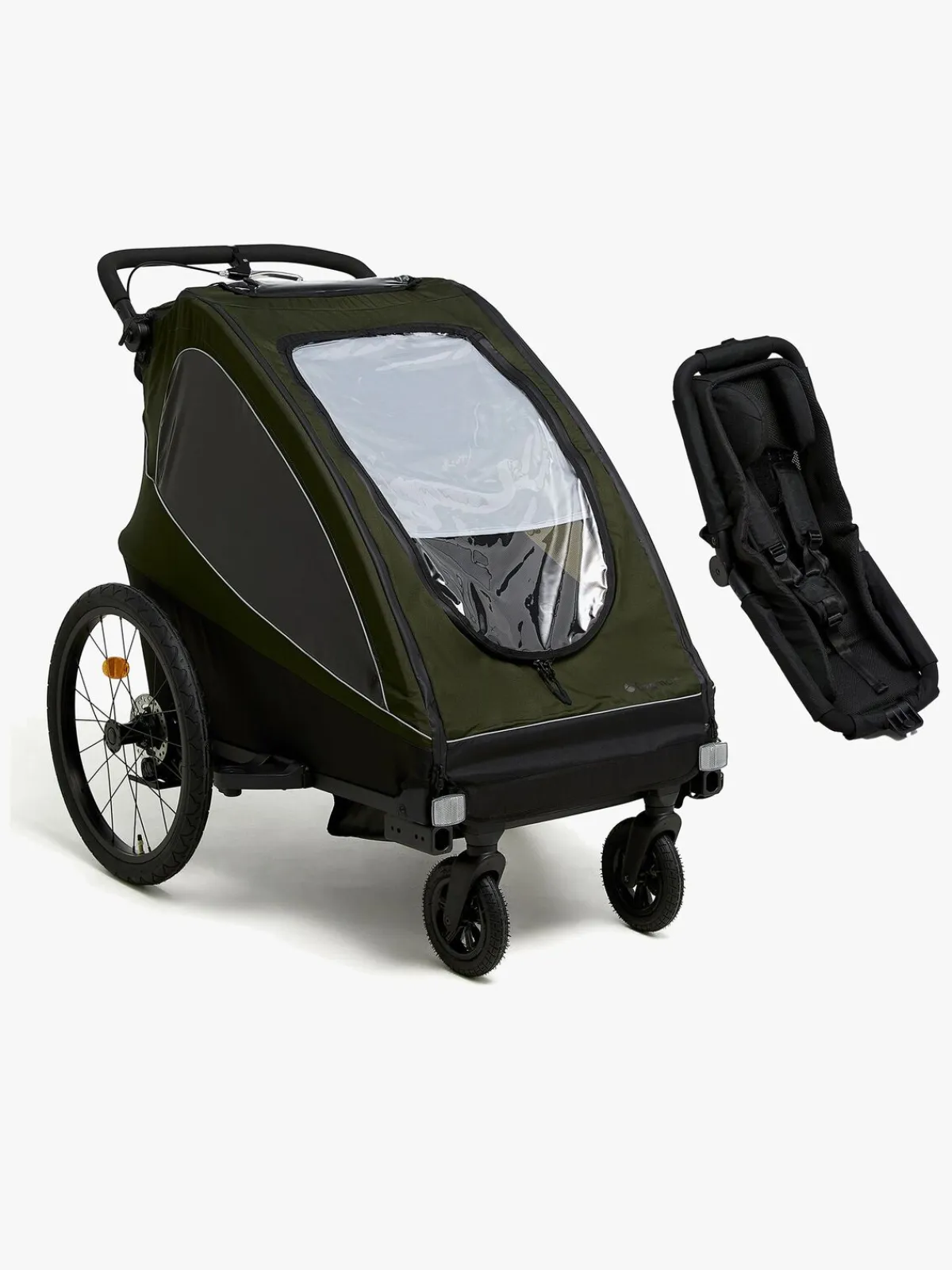 Beemoo Activity Sport Cykelanhænger inkl. Newborn Set, Green