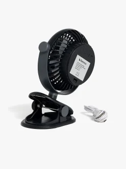 Vogntilbehør|Beemoo Barnevognsventilator, Black/Grey
