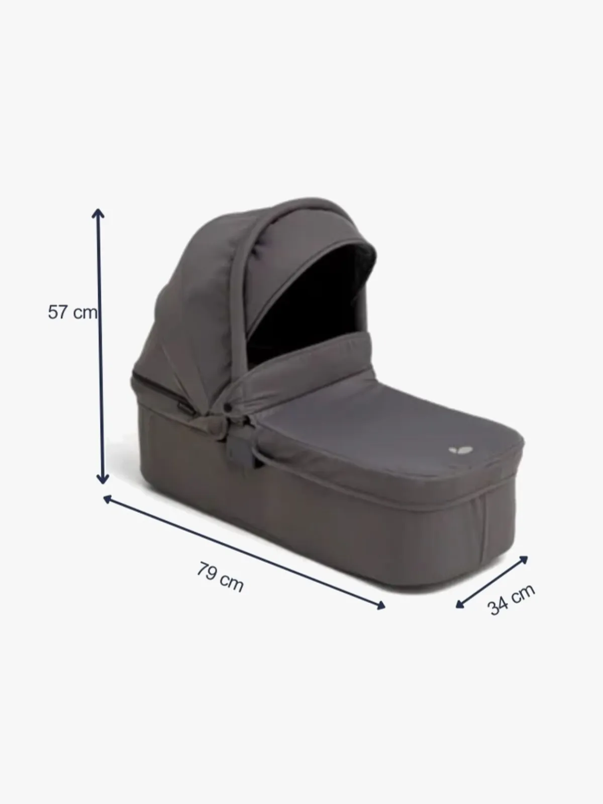 Vogndele|Beemoo BFF60 2 Liggedel, Fog Grey Grå
