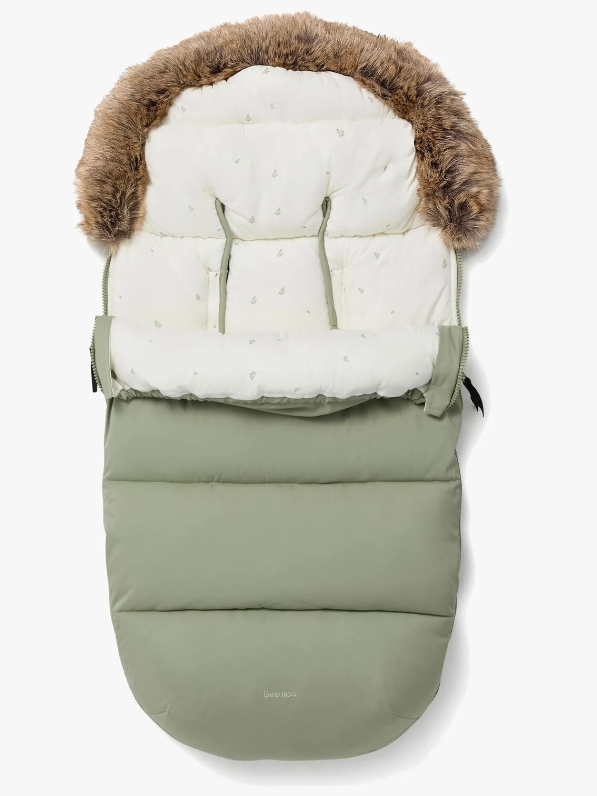 Beemoo Køreposer-Brisk Vinterkørepose, Light Green/Eucalyptus