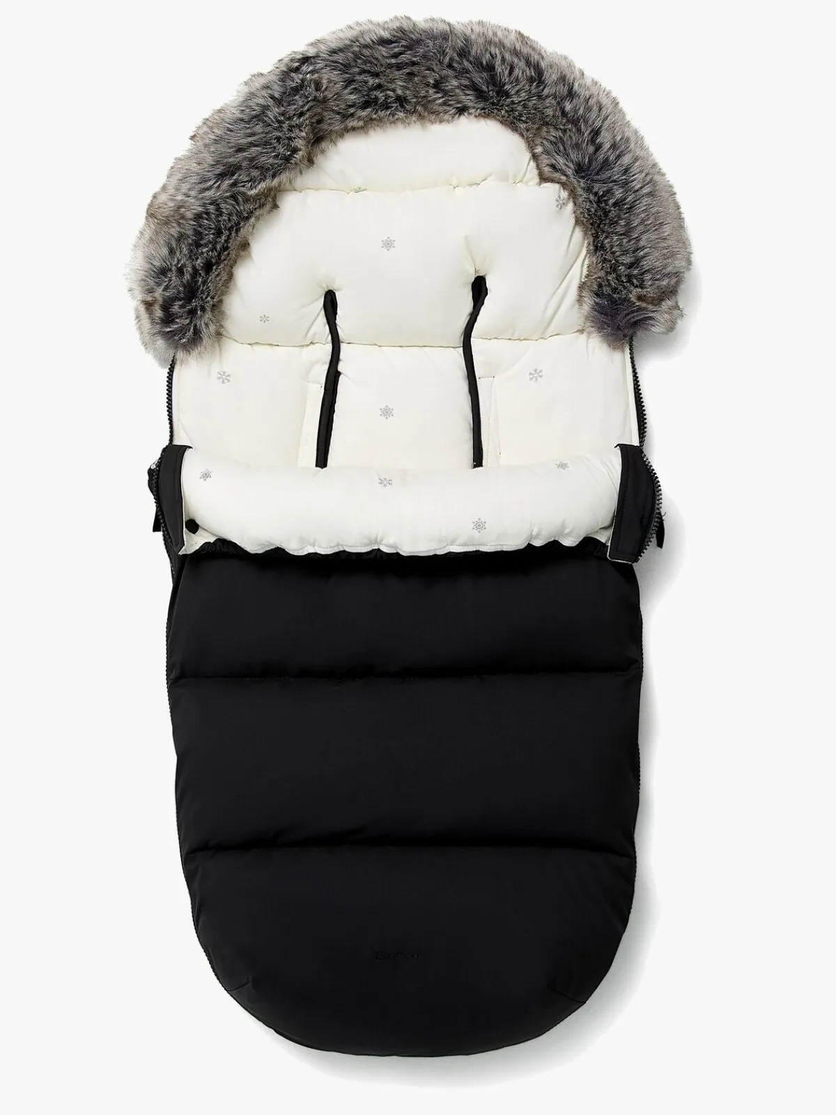 Beemoo Køreposer-Brisk Vinterkørepose, Black/Snowflake