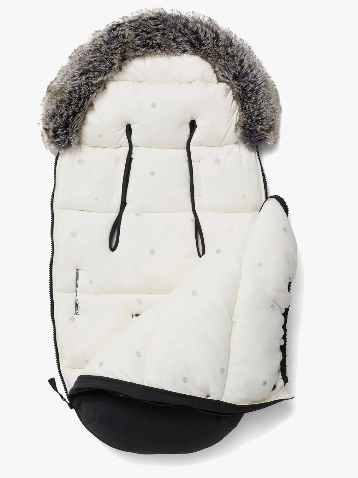 Beemoo Køreposer-Brisk Vinterkørepose, Black/Snowflake