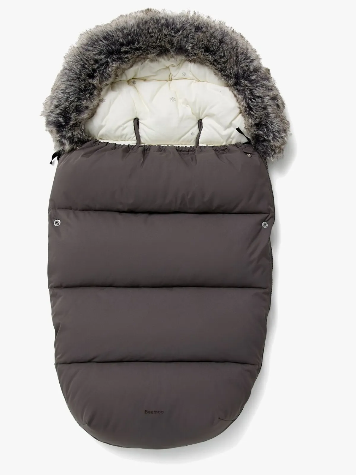 Beemoo Brisk Vinterkørepose, Grey/Snowflake