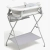 Beemoo Badeværelset-CARE Assist Badekar Inkl. Badestøtte, Badestativ & Skyllekande, White/Grey