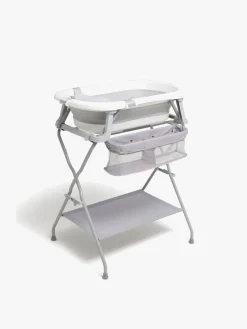 Beemoo CARE Assist Badekar inkl. Badestøtte og Badekarstativ, White/Grey