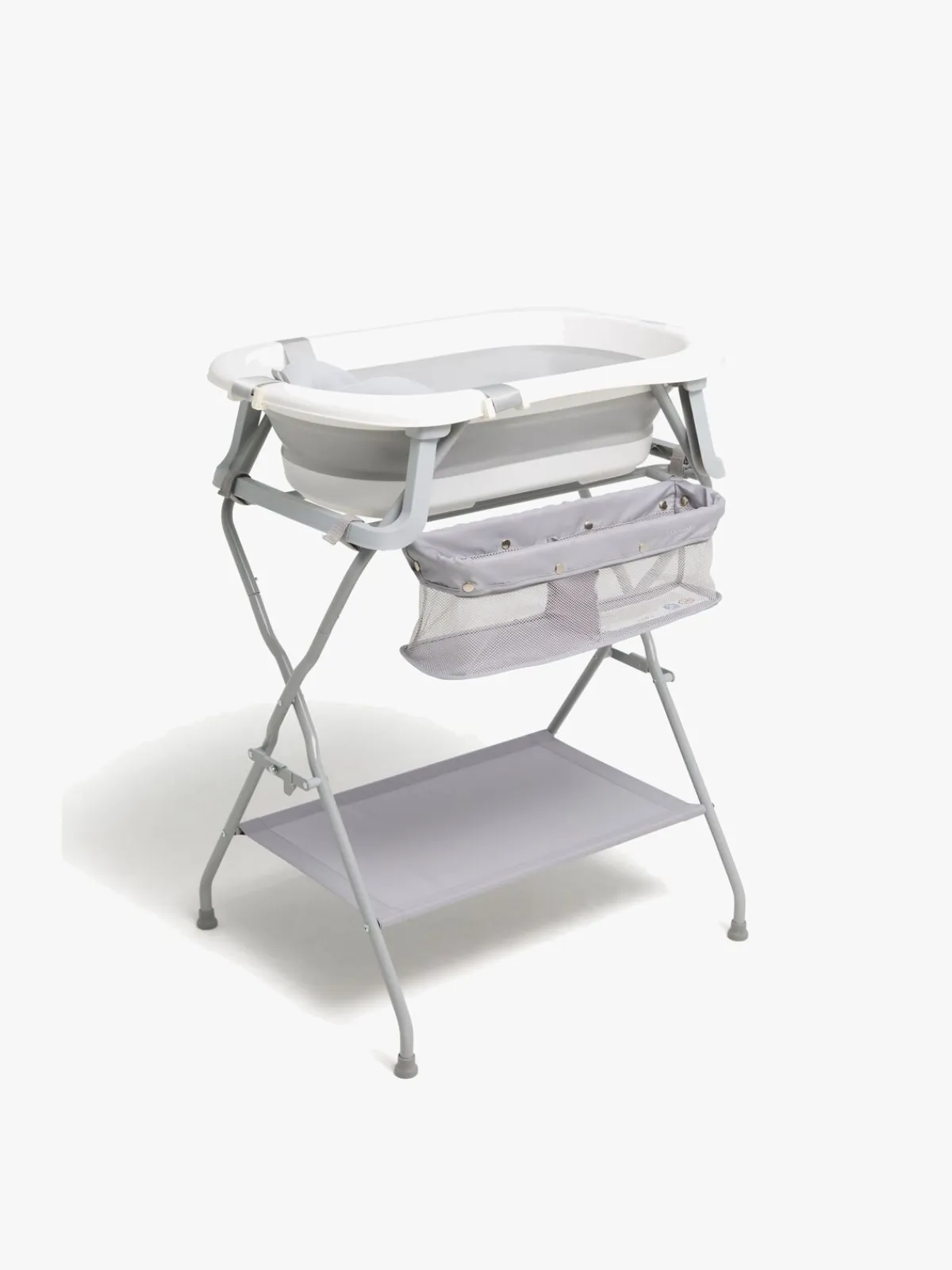 Beemoo CARE Assist Badekar inkl. Badestøtte og Badekarstativ, White/Grey