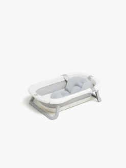 Beemoo CARE Assist Badekar inkl. Badestøtte og Badekarstativ, White/Grey
