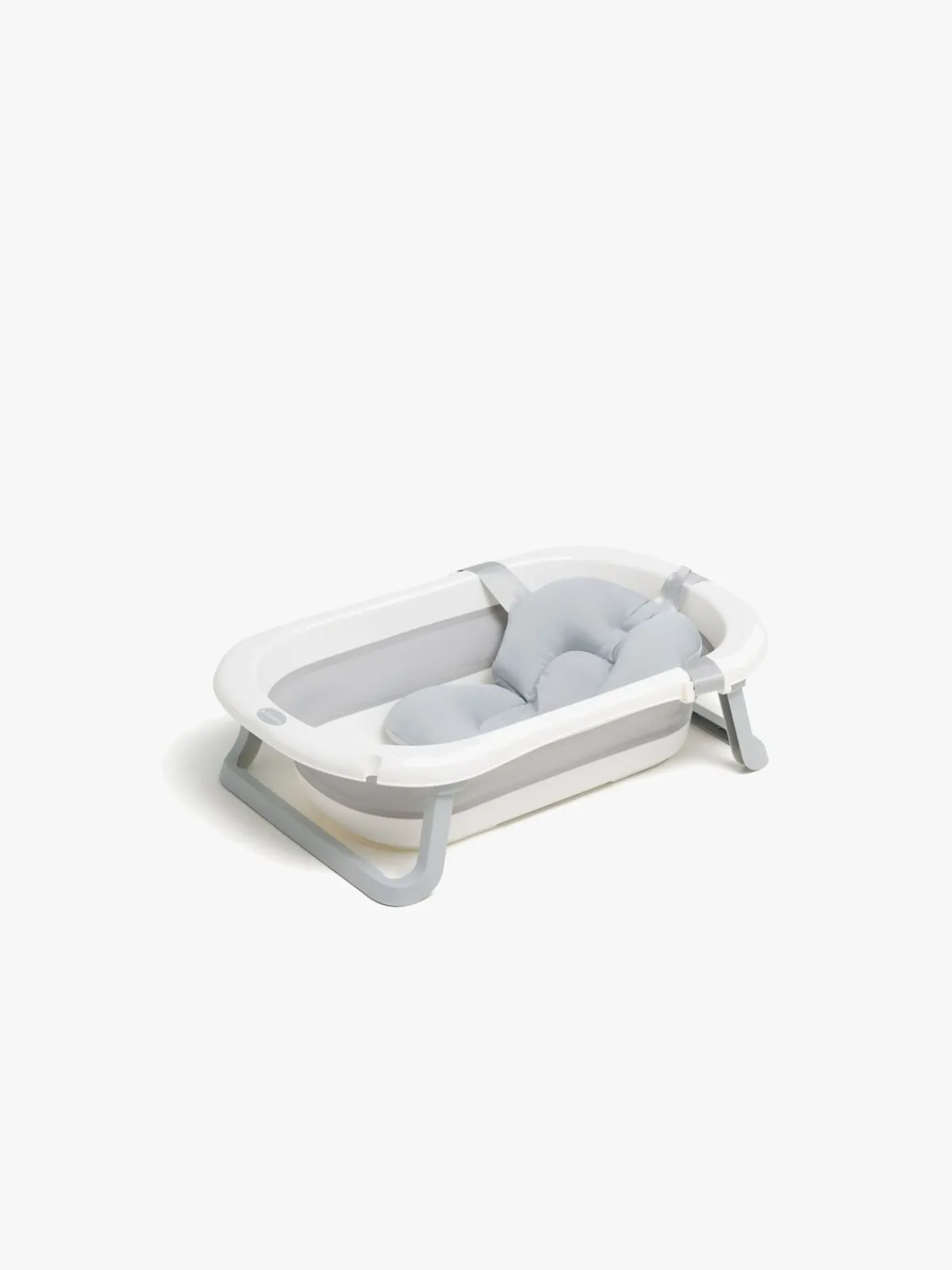 Beemoo CARE Assist Badekar inkl. Badestøtte og Badekarstativ, White/Grey
