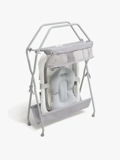Beemoo CARE Assist Badekar inkl. Badestøtte og Badekarstativ, White/Grey