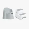 Beemoo Badeværelset-CARE Assist Potte & Skammel, White/Grey