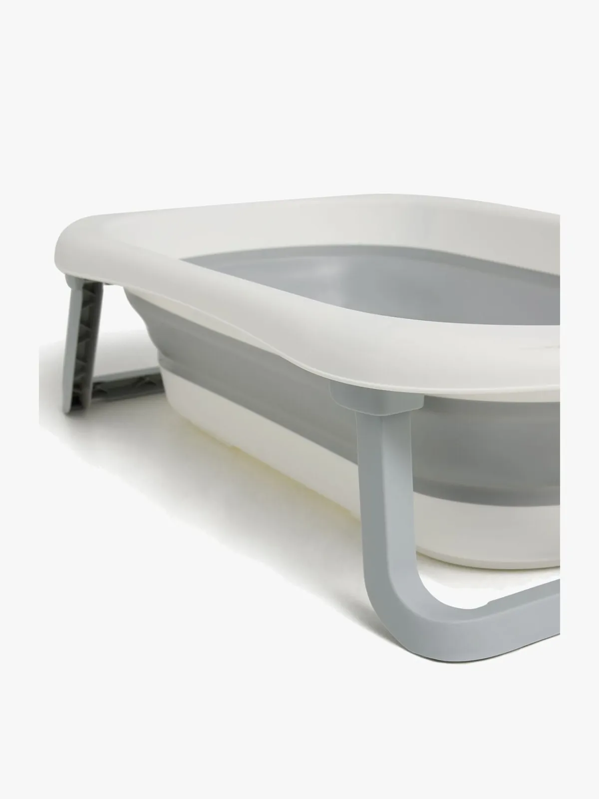 Beemoo Badeværelset-CARE Assist Sammenfoldeligt Badekar, White/Grey