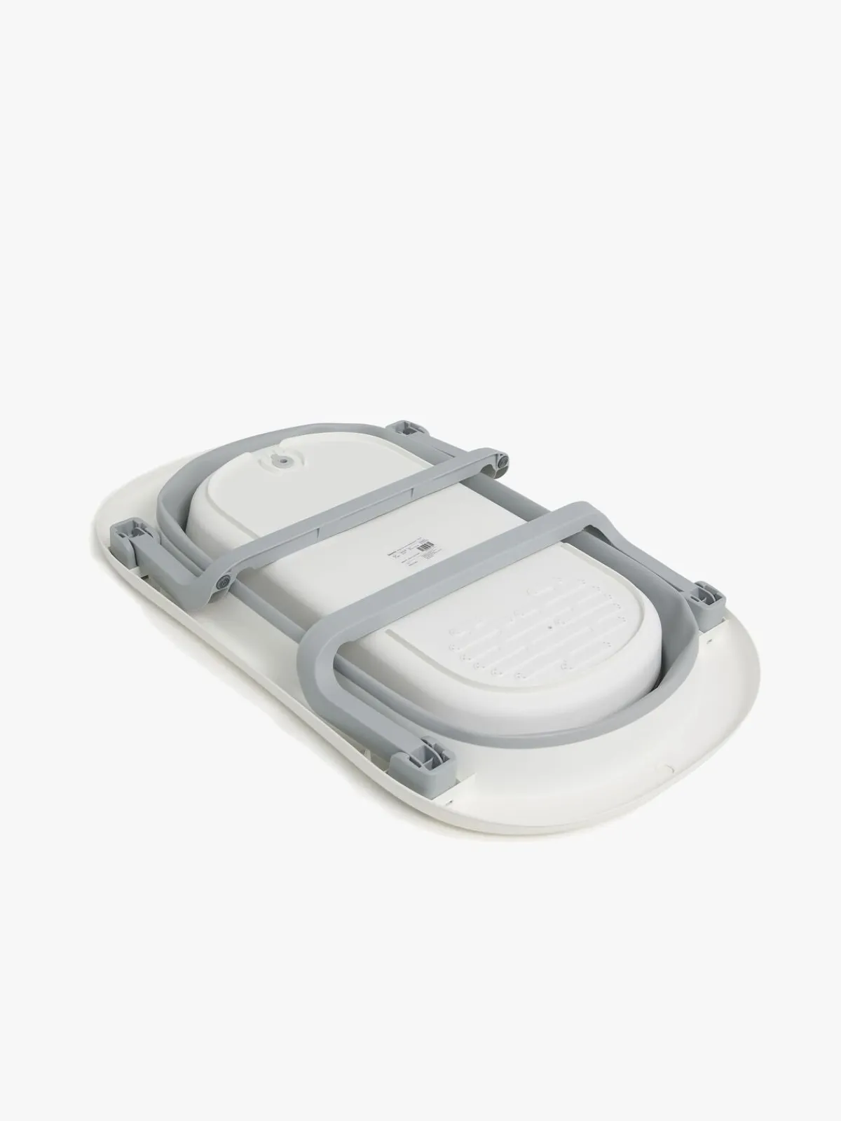 Beemoo Badeværelset-CARE Assist Sammenfoldeligt Badekar, White/Grey