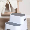 Beemoo Badeværelset-CARE Assist Skammel, White/Grey