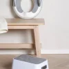 Beemoo Badeværelset-CARE Assist Toiletsæde & Skammel, White/Grey