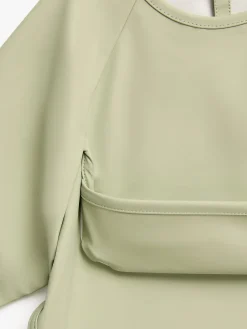 Beemoo CARE Bib  Langærmet Hagesmæk, Soft Green