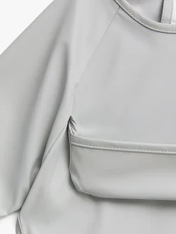 Spisetid|Beemoo CARE Bib  Langærmet Hagesmæk, Light Grey Grå