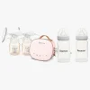 Beemoo CARE Duo Elektrisk Dobbelt Brystpumpe inkl. Modermælksflaske 240 ml 2-pak