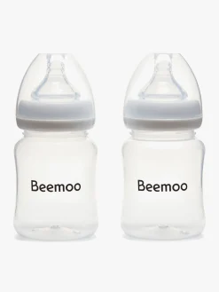 Beemoo Amning-CARE Duo Elektrisk Dobbelt Brystpumpe inkl. Modermælksflaske 180 ml 2-pak