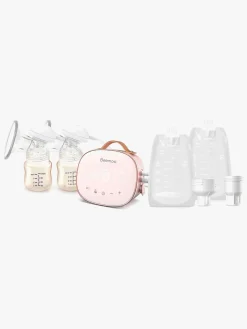 Beemoo CARE Duo Elektrisk Dobbelt Brystpumpe inkl. Modermælksposer 180 ml 30-pak