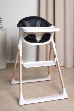 Beemoo Højstole & Tilbehør-CARE Harmony Højstol inkl. Hynde, White/Wood/Black