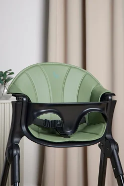 Beemoo CARE Harmony Højstol inkl. Hynde, All Black/Green
