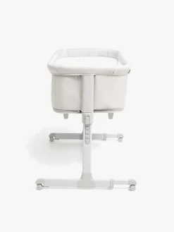 Børn Beemoo CARE 2-i-1 Bedside Crib & Kravlegård, Light Grey