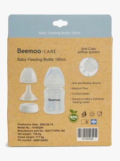 Beemoo Amning-CARE Modermælksflaske 180 Ml 2-pak inkl. Sut