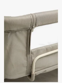 Børn Beemoo CARE Motion Bedside Crib, Taupe/Wood