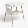 Beemoo CARE Nordic Puslebord, White/Wood