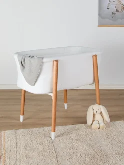 Børn Beemoo Børnesenge & Tilbehør-CARE Nordic Tremmeseng, White/Wood