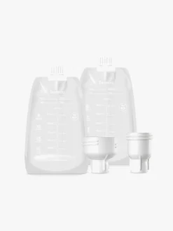 Beemoo Amning-CARE Wearable LED Elektrisk Brystpumpe Single inkl. Modermælksposer 30-pak
