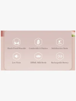 Beemoo Amning-CARE Wearable LED Elektrisk Brystpumpe Single