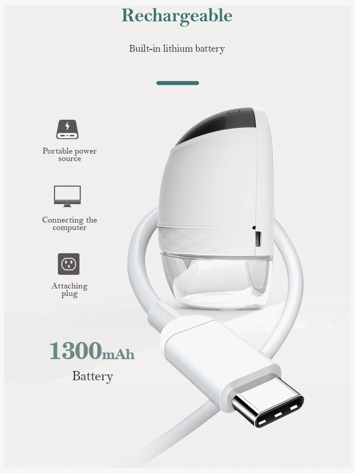 Beemoo Amning-CARE Wearable LED Elektrisk Brystpumpe Single