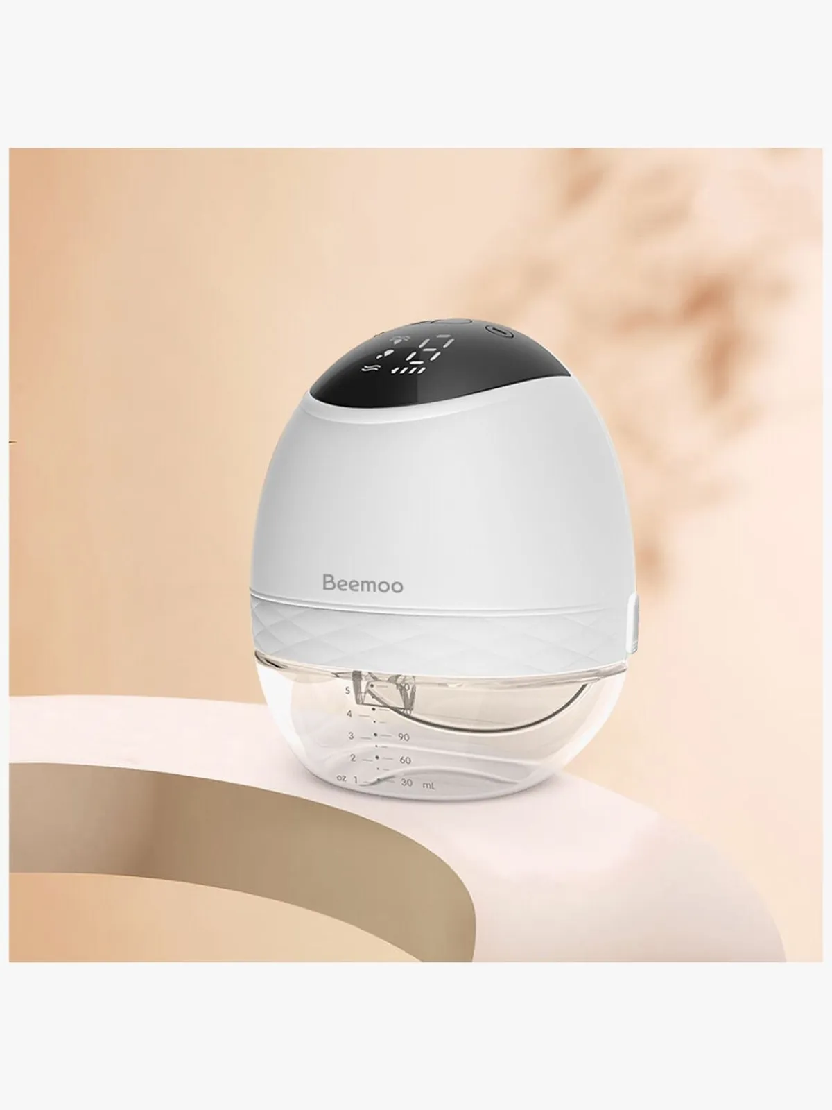 Beemoo Amning-CARE Wearable LED Elektrisk Brystpumpe Single