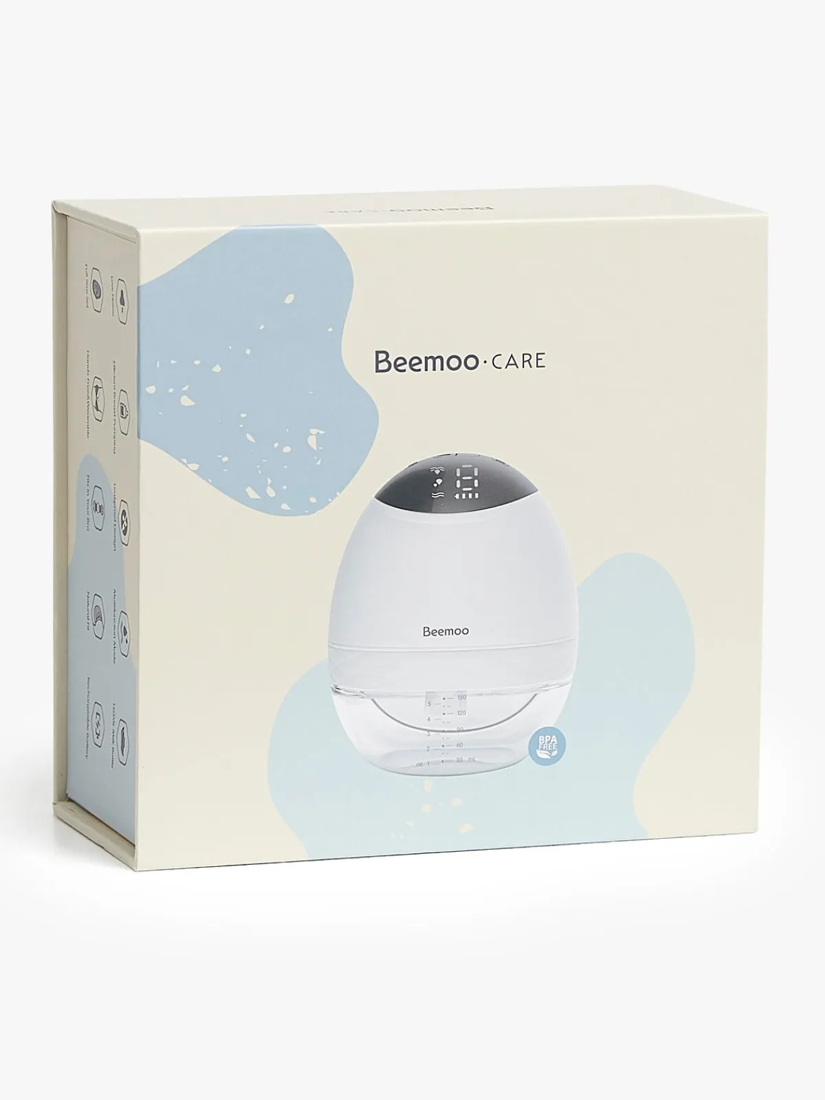 Beemoo Amning-CARE Wearable LED Elektrisk Brystpumpe Single