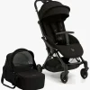 Duo- & Kombivogne|Beemoo Easy Fly Lux 4 Klapvogn med Liggedel, Jet Black