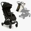 Beemoo Vognpakker-Easy Fly Lux 4 Klapvogn inkl. Breezy Kaleche, Jet Black/Off-White