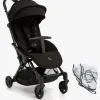Beemoo Vognpakker-Easy Fly Lux 4 Klapvogn inkl Regnslag, Jet Black